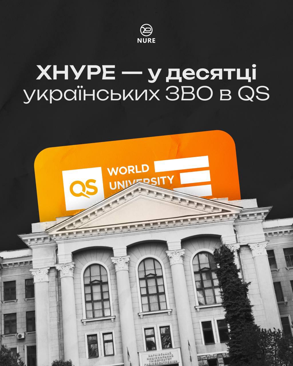 ХНУРЕ в QS World University Rankings 2026